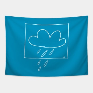 Badly Drawn Rain Cloud Tapestry