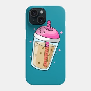 Cute Bubble Tea Design Phone Case