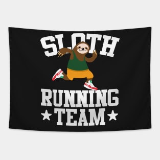 Sloth Running Team Tapestry