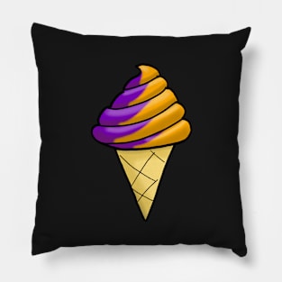 Halloween Soft Serve Ice Cream Pillow