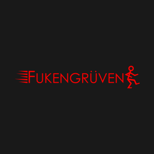 Fukengruven Parody in Red T-Shirt