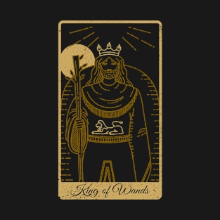 Tarot Card - King of Wands - Occult Gothic Halloween T-Shirt