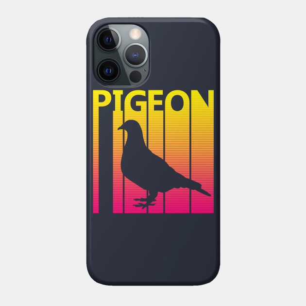 Retro 1980s Pigeon Bird Lover Gift - Pigeon - Phone Case