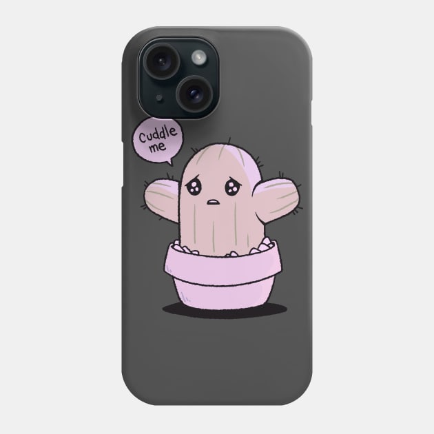 Cuddly Cactus Phone Case by aaallsmiles