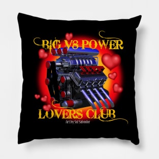 Big V8 Power Lovers Club Pillow