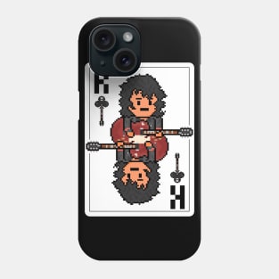 Pixelrockstars King of Clubs Playing Card Phone Case