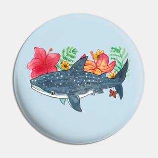 Tropical Whale Shark Pin