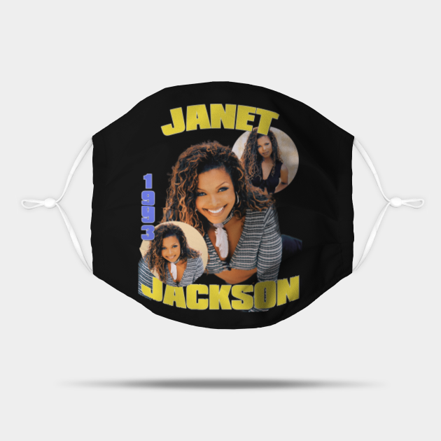 Vintage Janet Jackson T-Shirt - 90s - Mask | TeePublic