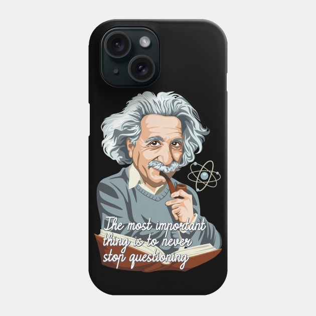 Einstein Phone Case by Tiro1Linea