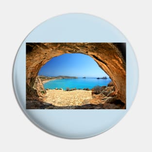 A cave in Xerokambos - Crete island Pin