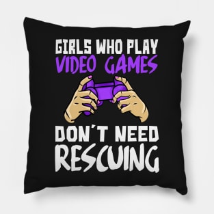 girlswhoplayvideogames Pillow