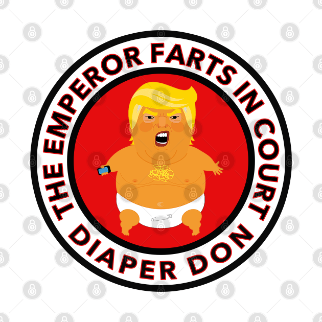 diaper don - trump farts in court by Tainted