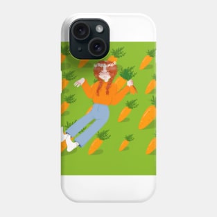 carrot girl Phone Case