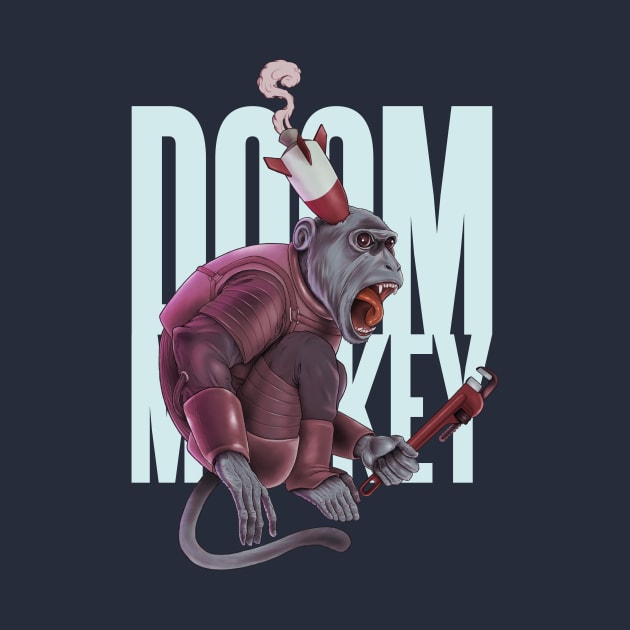 Doom Monkey by jeffective