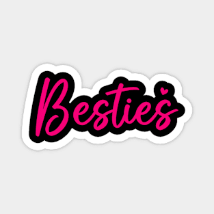 Besties Cute Matching Mother Daughter Best Friend Womens Magnet