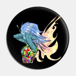 magical fairy ecopop witch in totonac patterns Pin