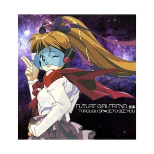 Future Girlfriend 音楽 -_-Through space to see you ep Cover T-Shirt