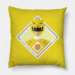 Yellow Saber-tooth Tiger Ranger Pillow