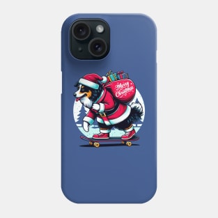 Christmas Black Tri Aussie Phone Case