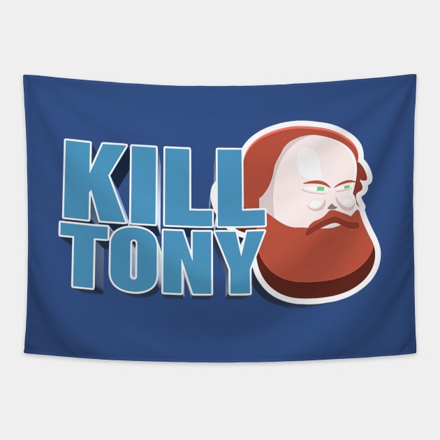 William Montgomery - Kill Tony Fan Design Tapestry by Ina