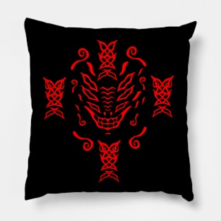 Japanese Art Oni Pillow