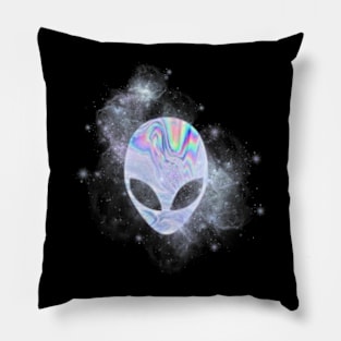Alien Galaxy Art Pillow