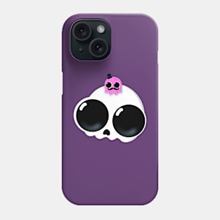 Skull With Sir Squishy Phone Case