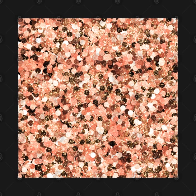 Rose gold glitter sequins by KINKDesign