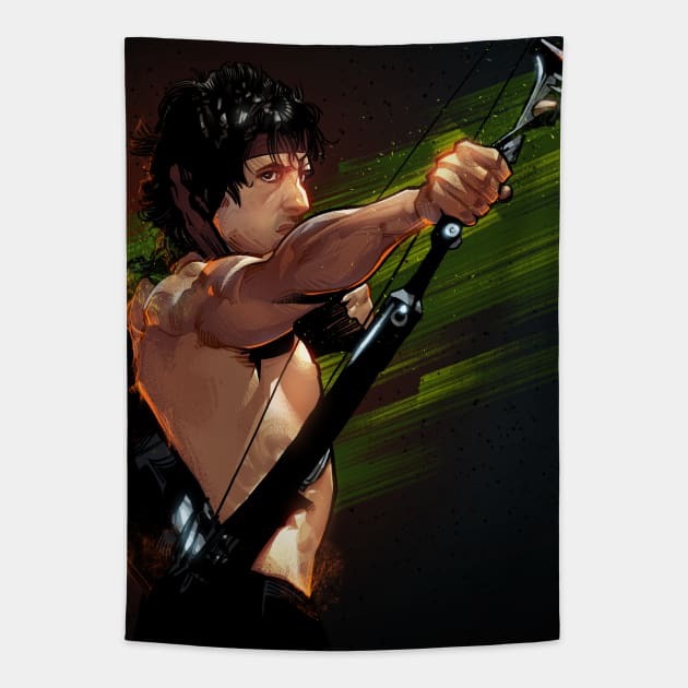 Rambo Tapestry by nabakumov