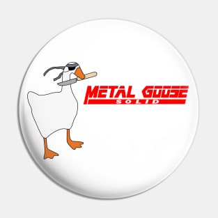 Metal Goose Solid Pin