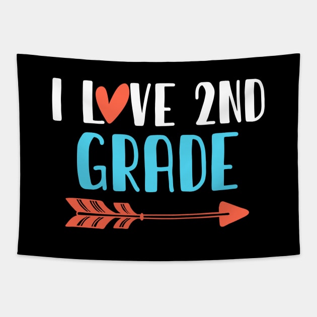 Love 2nd Grade Tapestry by Cooldruck