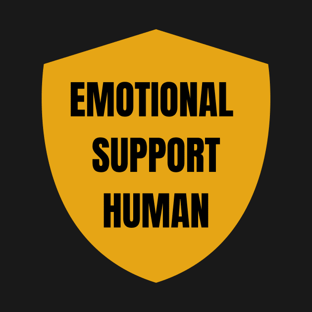 Emotional support human by AllPrintsAndArt