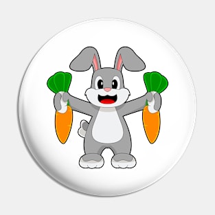 Rabbit Carrots Pin