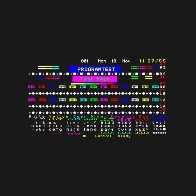 Teletext Test Page by ernstc