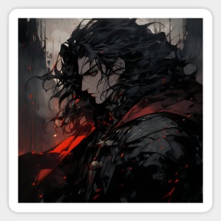 Hunters of the Dark: Explore the Supernatural World with Vampire Hunter D.  Illustrations: Bloodlust Sticker by InsaneLEDP