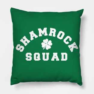 Happy St. Patrick's Day Shamrock Pillow