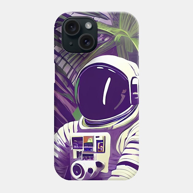 Jungle Spaceman Phone Case by First Born Biscuit