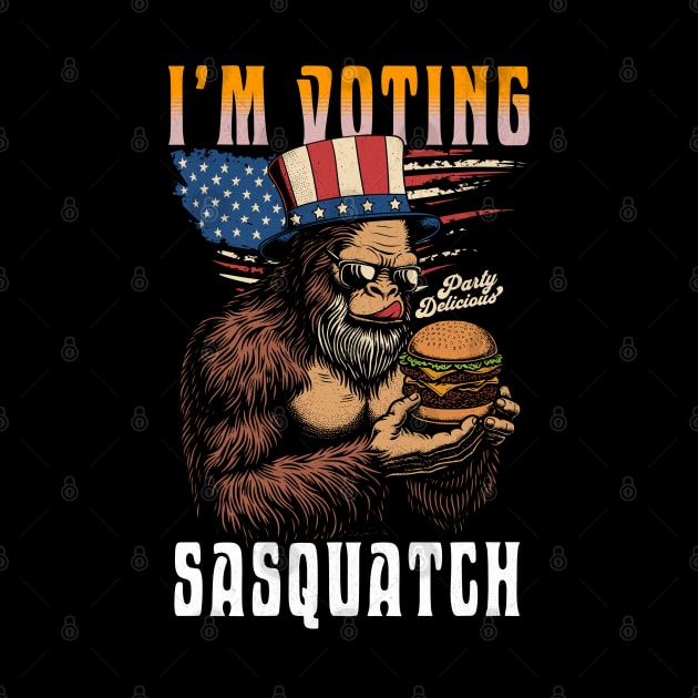 I'm Voting Bigfoot 2024 by VisionDesigner