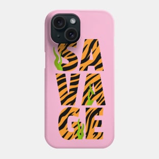 Savage Tiger Print Phone Case