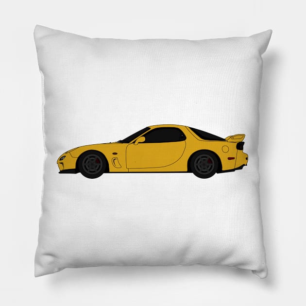 Mazda RX7 FD Pillow by T's & T's