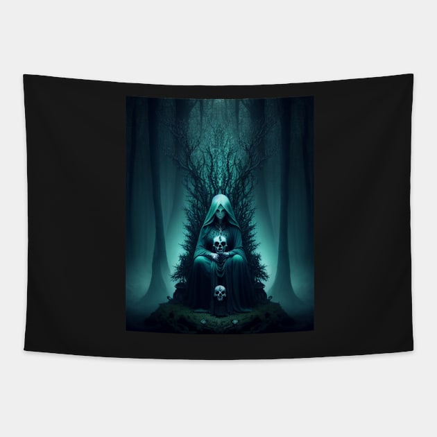 Baba Yaga Tapestry by AS-Designs2023