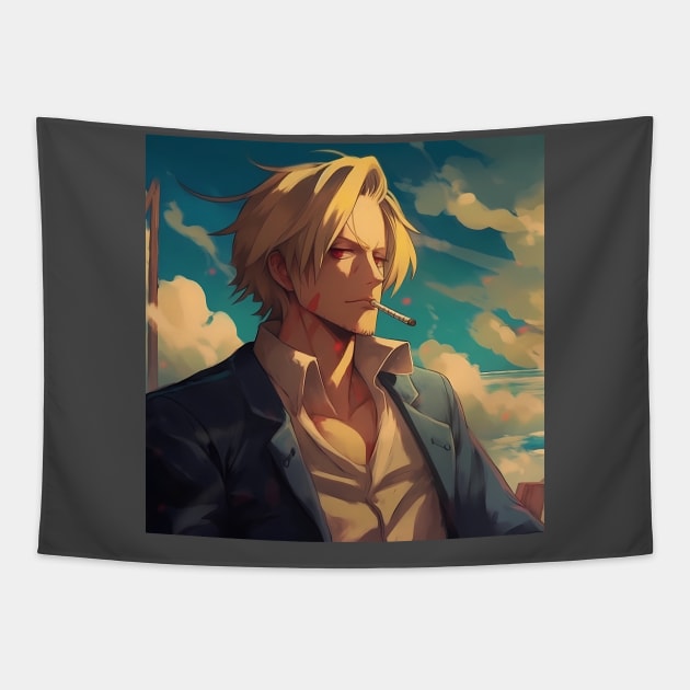 Anime Master art for fans Tapestry by FantasyDesignArts