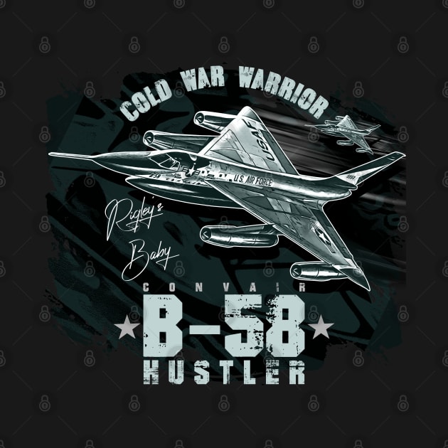 Convair B58 Hustler Fighterjet Vintage Aircraft by aeroloversclothing