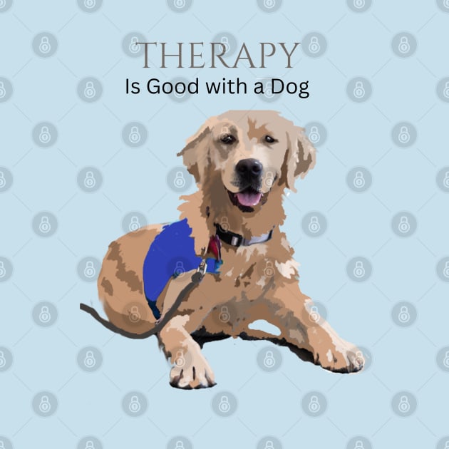 Therapy Dog Blue by B C Designs