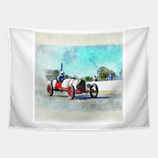 Antique Race Car Tapestry