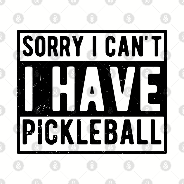 sorry i cant i have pickleball by Gaming champion