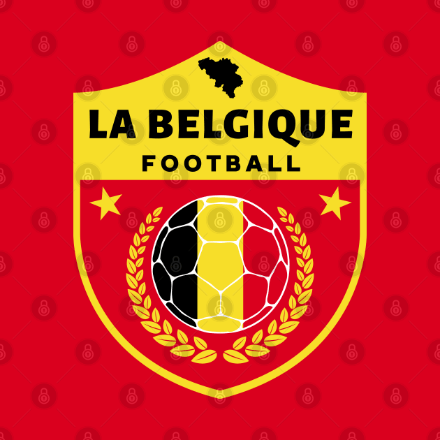La Belgique Football Fan by footballomatic