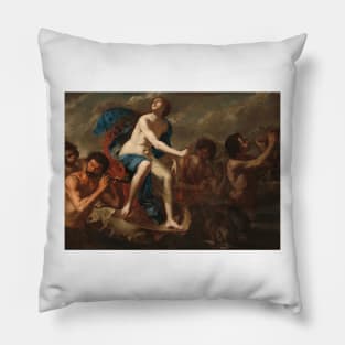 The Triumph of Galatea - Bernardo Cavallino Painting Pillow