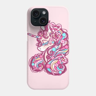 Christmas Candy Unicorn Phone Case