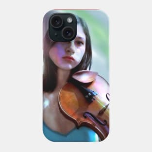 Photo by Violin and Girl Phone Case